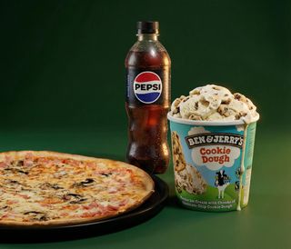 Pizza + Bebida + Helado