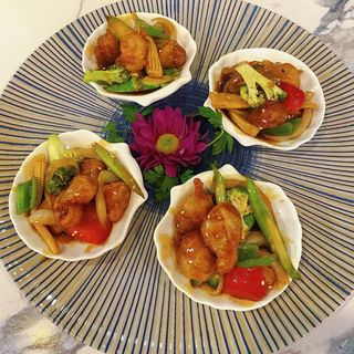 75.VIEIRAS CON SALSA TERIYAKI