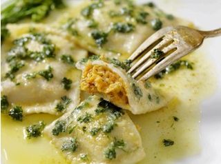 90. Raviolis Vegetarianos