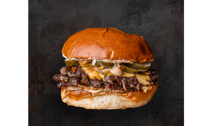 Jalapeno Smash + frytki & colesław