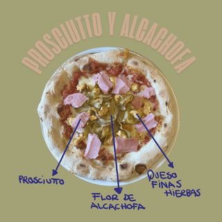 Prosciutto y alcachofa