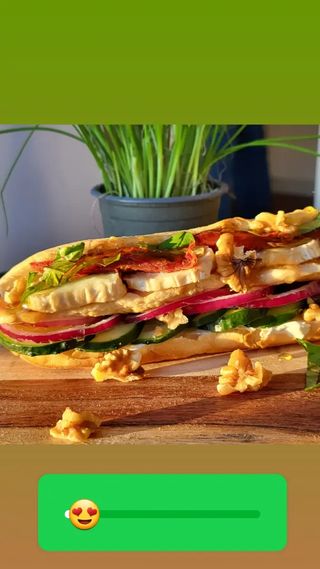 Sandwich chèvre miel 