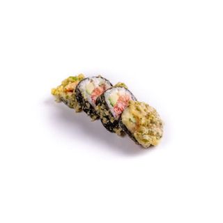 Futomaki salmón kanikama tempura