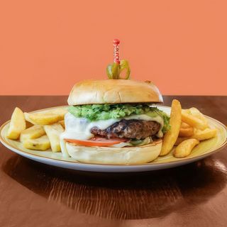 Hamburguesa Mexkhal + Patatas