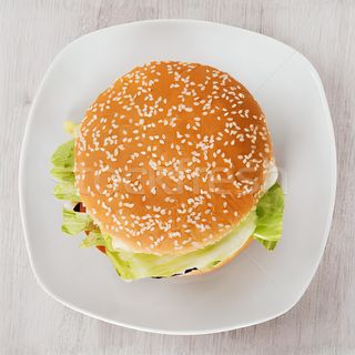 Бургер с моцареллой