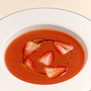Gazpacho de fresas