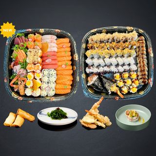 BOX SUPREME 130 PZ DI SUSHI + ANTIPASTI
