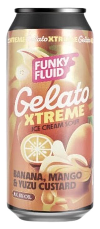 Gelato XTREME: Banana, Mango & Yuzu Custard Funky Fluid Lata 50 cl.