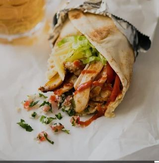 Menu Durum Kebab de Vaca