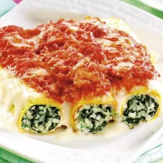 Cannelloni Ticotta Y Spinaci