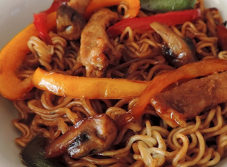 Fideos De Soja Con Carne De Cerdo