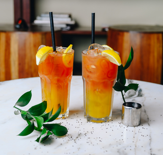 Iced Tea with Fresh Juice