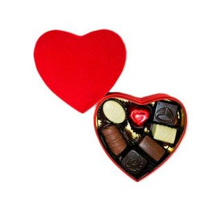 Guarda-jóia Coração veludo XS