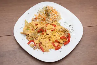 Domaća kajgana sa povrćem