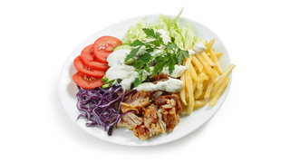 Danie na talerzu kurczak