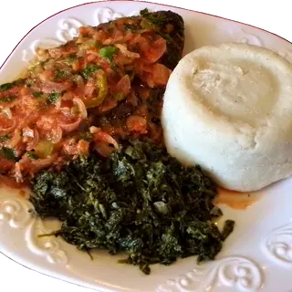 Fish ugali