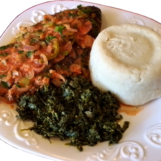 Fish ugali