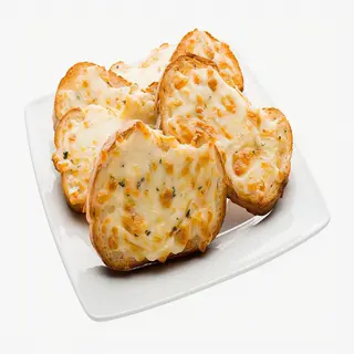 Pan con ajo y queso