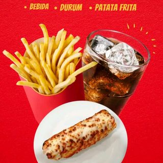 Menú gratinado vegetal de falafel