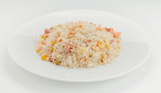 Arroz frito casero