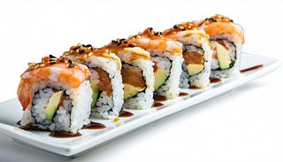 U19. Uramaki tiger flambe