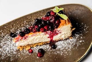 Cheesecake cu fructe de padure