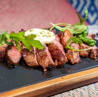 Black angus a la parrilla