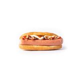 31. Hot dog, bacon ahumado, ketchup y mostaza