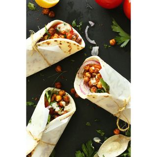 Vegetarians Shawarma Wrap