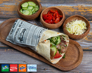 shaorma medie la lipie vita berbecut + bautura