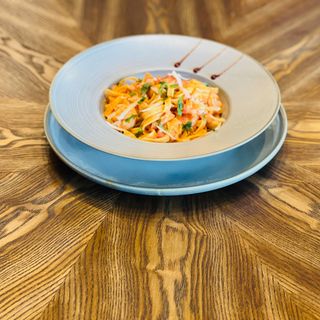 Tagliatele cu creveți și sos de vin 350g