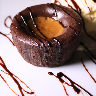 Coulant de chocolate relleno de Baileys