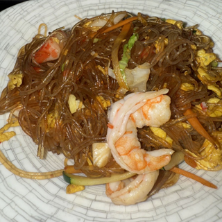 spaghetti soia frutti di mare