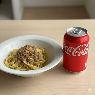 Fettuccina Ragù di maialino + bibita