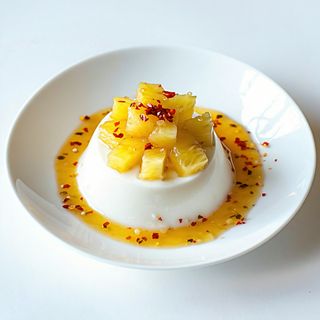 Pana Cotta cu ananas picant