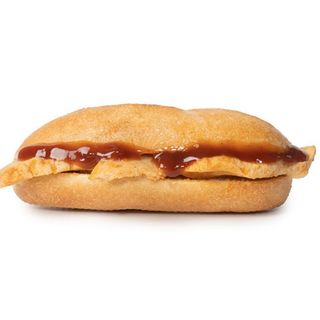 7. Pollo kebab y salsa BBQ