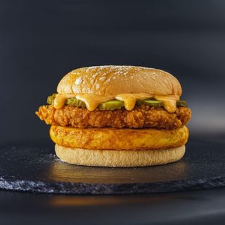 Fried Chicken Tortilla Sandwich