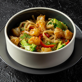 ნუდელსი კრევეტებით