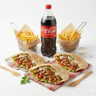 Menú 3 Personas Kebab