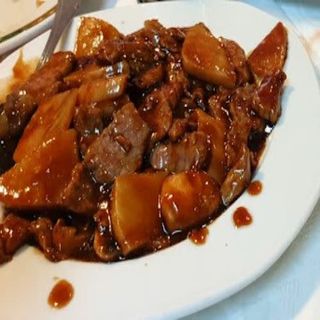 Ternera Con Bambú Y Setas