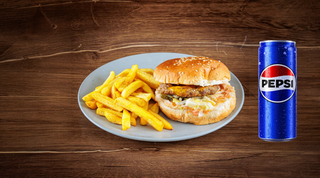 Burger classic+ Pepsi 0,33l
