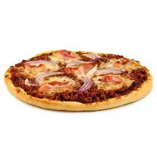 Beef pizza