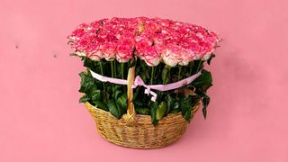 Roses in Basket 