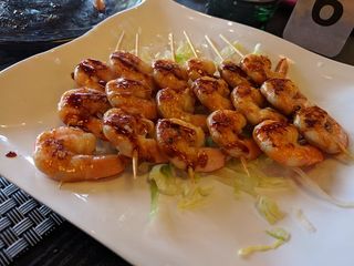 70. Spiedini di gamberi