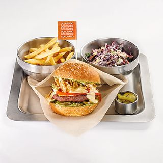 Бургер Colorado Meet Not Meat з гарніром (350/230г)