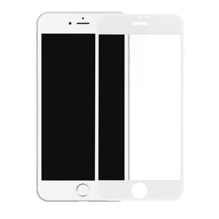 Folie De Sticla Iphone 8 Plus Fulldisplay Alb + Clasic Spate + Laterale