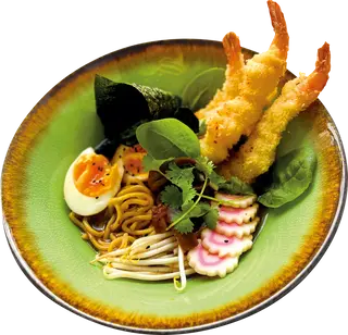 Ramen z krewetkami 