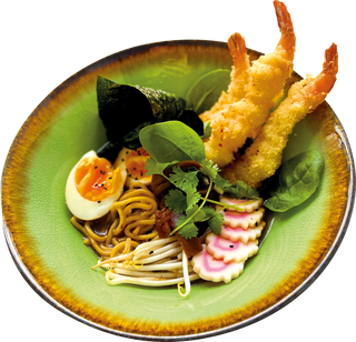 Ramen z krewetkami 
