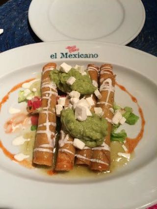 Flautas de pollo