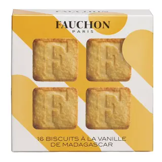 Fauchon - Biscoitos de Baunilha de Madagascar (16 biscoitos)